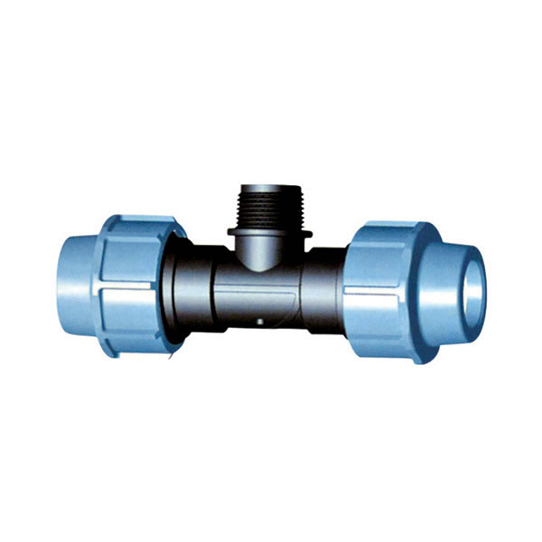 90° Tee with threaded male