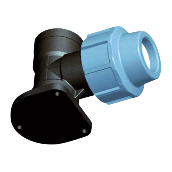 Wall plate elbow fitting