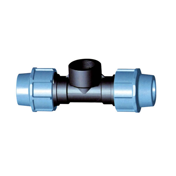 90° Tee with threaded female